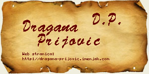 Dragana Prijović vizit kartica